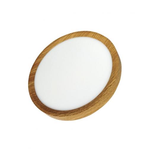 Podhledové LED svítidlo TR-72S, 230 mm, 230 V / 18 W, dřevo