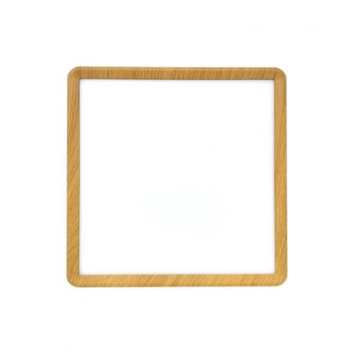 Podhledové LED svítidlo Trixline TR-88S, 24 W, 300×300 mm, dřevo