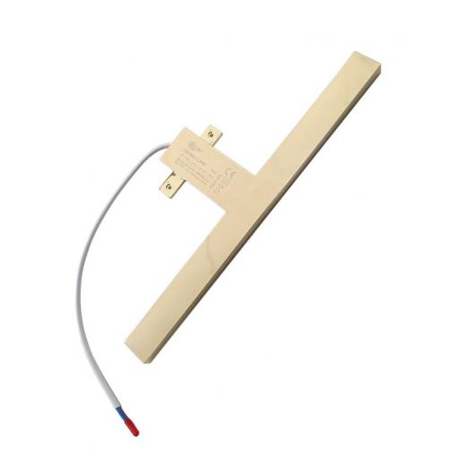 LED zrcadlové světlo QTEC Q-306, 30 cm, 5 W / 400 lm / 4000 K, matné zlaté