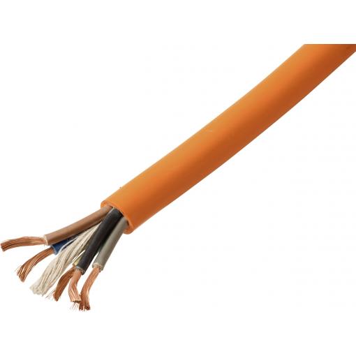 TRU COMPONENTS TC-13537028 kabel s gumovou izolací H07RN-F 5 G 6 mm² oranžová metrové zboží