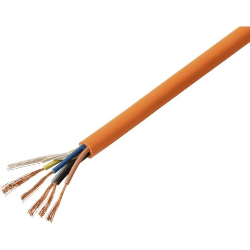 TRU COMPONENTS TC-13537016 kabel s gumovou izolací H07RN-F 5 G 1.5 mm² oranžová metrové zboží