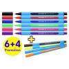 Schneider Schreibgeräte Slider Edge XB Karton-Etui 10 Stück Promotion 152260 kuličkové pero Barva písma: černá, červená, modrá, světle zelená, žlutá, oranžová,