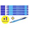 Schneider Schreibgeräte 6x Slider Edge XB + 1x Slider Rave XB blau 152257 kuličkové pero Barva písma: modrá 7 ks