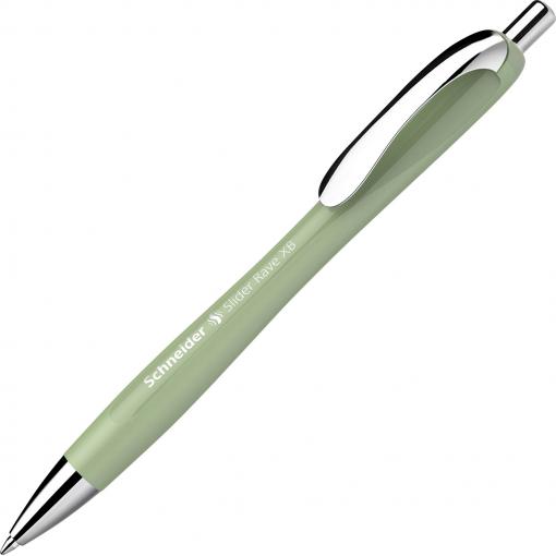 Schneider Schreibgeräte Slider Rave organic green, Mine Slider 755 XB blau 132544 kuličkové pero 0.7 mm Barva písma: modrá 1 ks