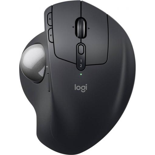 Logitech MX Ergo S optická Trackball, přenos bezdrátový, 8 tlačítko, 2048 dpi, vícebarevná