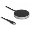 Delock bezdrátová indukční nabíječka 15 W 66467 66467 Výstup 1x USB-C® černá