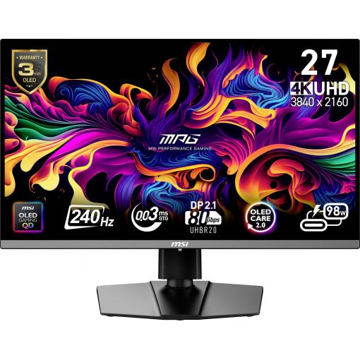 MSI 9S6-3CD79A-016 herní monitor 68.6 cm (27.00 palec)3840 x 2160 Pixel, 16:9, 1 ms