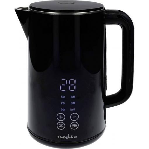 Nedis KAWK362EBK rychlovarná konvice, indikátor, černá, KAWK362EBK
