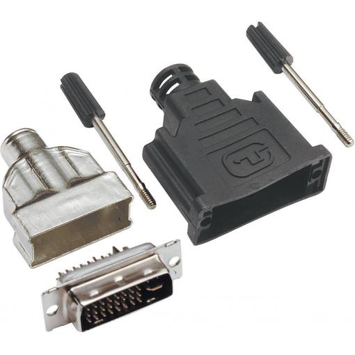 TRU COMPONENTS 1578805 DVI konektor zástrčka, rovná Pólů: 29 1 ks