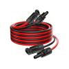 Solární kabel 4mm2, červený+černý s konektory MC4,prodloužení  3m