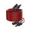 Solární kabel 4mm2, červený+černý s konektory MC4,prodloužení 10m