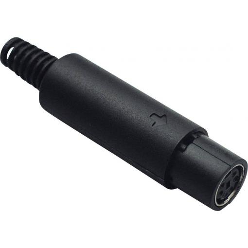TRU COMPONENTS 1578814 mini DIN konektor zásuvka, rovná Pólů: 5 1 ks