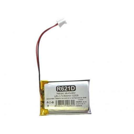 Baterie nabíjecí LiPo 3,7V/800mA 102535 HADEX