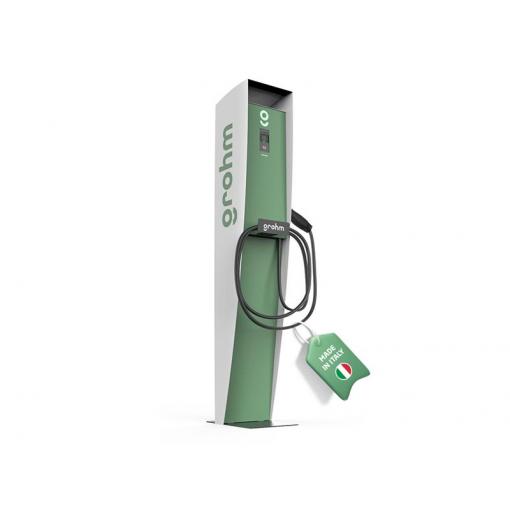 Podlahová kovová skříň GZ02 pro wallbox Grohm