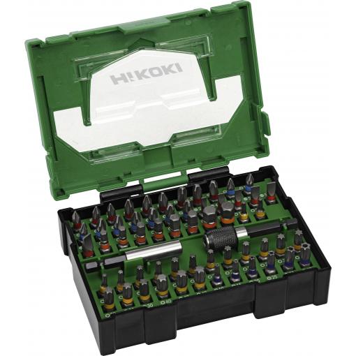 HiKOKI 40030024 sada bitů, profil T, plochý, křížový PH, křížový PZ, šestiúhelník, 1/4