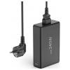 Hama USB nabíjecí hub, Rychlonabíječka, USB Power Delivery (USB-PD) , GaN, Qualcomm Quick Charge 3.0 , USB-C® zásuvka, USB-A zásuvka, 240 W, QC 2,0, Power