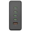 Hama USB nabíjecí hub, Rychlonabíječka, USB Power Delivery (USB-PD) , GaN, Qualcomm Quick Charge 3.0 , USB-C® zásuvka, USB-A zásuvka, 240 W, QC 2,0, Power