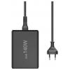 Hama USB nabíjecí hub, 140 W, černá