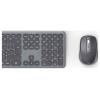 Hama Multi-Device-Tastatur-Maus-Set WKM-550, kabellos, Funk/BT, SW, QWERTZ DE bezdrátový sada klávesnice a myše německá, QWERTZ černá