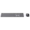 Hama Multi-Device-Tastatur-Maus-Set WKM-550, kabellos, Funk/BT, SW, QWERTZ DE bezdrátový sada klávesnice a myše německá, QWERTZ černá