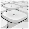 Hama Multi-Device-Tastatur-Maus-Set WKM-550, kabellos, Funk/BT, WS, QWERTZ DE bezdrátový sada klávesnice a myše německá, QWERTZ šedá, bílá