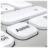 Hama Multi-Device-Tastatur-Maus-Set WKM-550, kabellos, Funk/BT, WS, QWERTZ DE bezdrátový sada klávesnice a myše německá, QWERTZ šedá, bílá