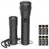 Hama LED-Taschenlampe FL-DUO, mit Batterien, Aluminium, 2er-Set kapesní svítilna