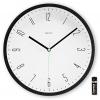 Hama 00185882 Quartz nástěnné hodiny 25 cm x 25.00 mm x 25.00 mm x 4.00 mm, černá