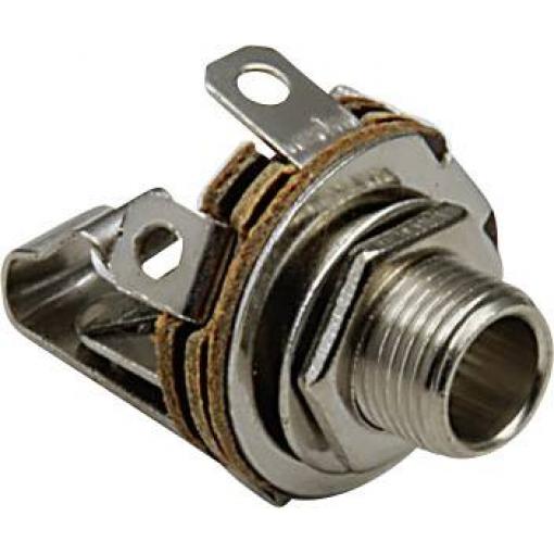 TRU COMPONENTS 1578872 jack konektor 3.5 mm zásuvka, vestavná vertikální Pólů: 2 mono stříbrná 1 ks