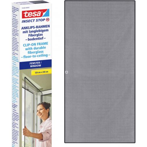 tesa Insect Stop 55360-00002-00 síť proti hmyzu (š x v) 1.2 m x 2.4 m antracitová 1 ks