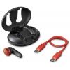 Hama špuntová sluchátka (In Ear) Bluetooth® stereo černá Redukce šumu mikrofonu Nabíjecí pouzdro mobil