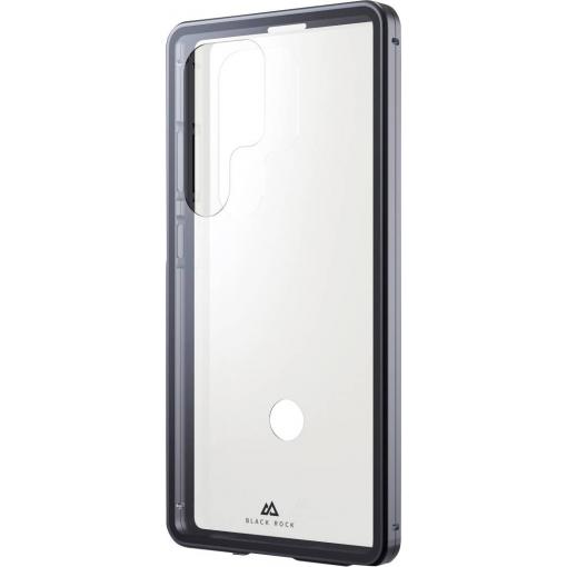 Black Rock Cover 360° Glass für Samsung Galaxy S25 Ultra, Schwarz Cover Samsung Galaxy S25 Ultra černá, transparentní 1552552 00229679