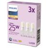 Philips 8720169302075 LED Energetická třída (EEK2021) E (A - G) G9 1.9 W = 25 W teplá bílá 3 ks