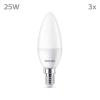 Philips 8719514460034 LED Energetická třída (EEK2021) F (A - G) E14 2.8 W = 25 W teplá bílá 3 ks