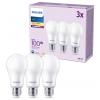 Philips 8719514451391 LED Energetická třída (EEK2021) E (A - G) E27 13 W = 100 W teplá bílá 3 ks