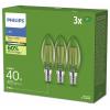 Philips 8720169325074 LED Energetická třída (EEK2021) A (A - G) E14 2.3 W = 40 W teplá bílá 3 ks