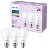 Philips 8719514452404 LED Energetická třída (EEK2021) F (A - G) E27 8 W = 60 W teplá bílá 3 ks