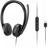 Lenovo 4XD1P83425 Headset otevřená (On Ear) Bluetooth®, Bez kabelu, kabelová stereo černá regulace hlasitosti