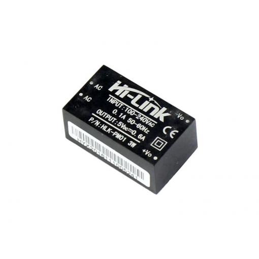 Zdroj spínaný 5V/0.6A 3W HLK-PM01