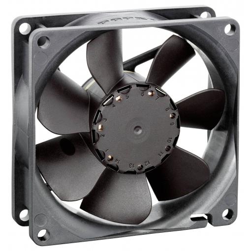 EBM Papst 8412NGMI axiální ventilátor, 12 V/DC, 55 m³/h, (d x š x v) 80 x 80 x 25 mm, 9292506148