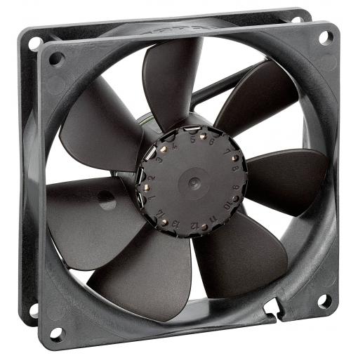 EBM Papst 3412NGLE axiální ventilátor, 12 V/DC, 58 m³/h, (d x š x v) 92 x 92 x 25 mm, 9292506407