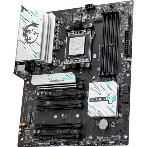 MSI B840M GAMING PLUS WIFI6E AM5 mATX MB Základní deska Socket (PC) AMD AM5 Tvarový faktor ATX Čipová sada základní desky AMD® B840
