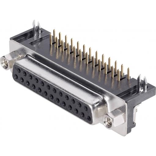 TRU COMPONENTS 1579086 D-SUB zásuvková lišta 90 ° Pólů: 9 do DPS, úhlová 1 ks