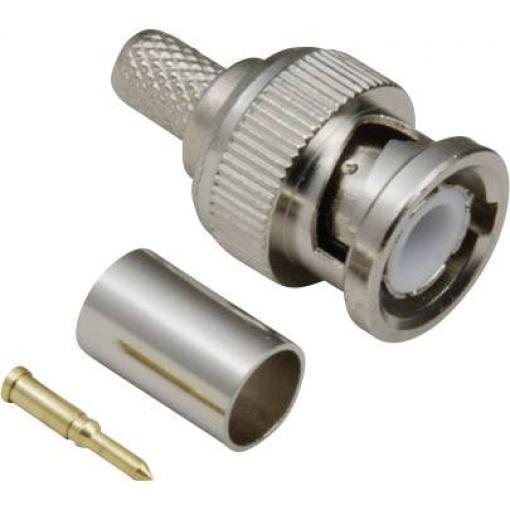 TRU COMPONENTS 1579373 BNC konektor zástrčka, rovná 50 Ω 1 ks
