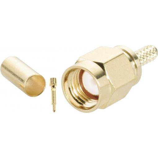 TRU COMPONENTS 1579412 SMA konektor zástrčka, rovná 1 ks