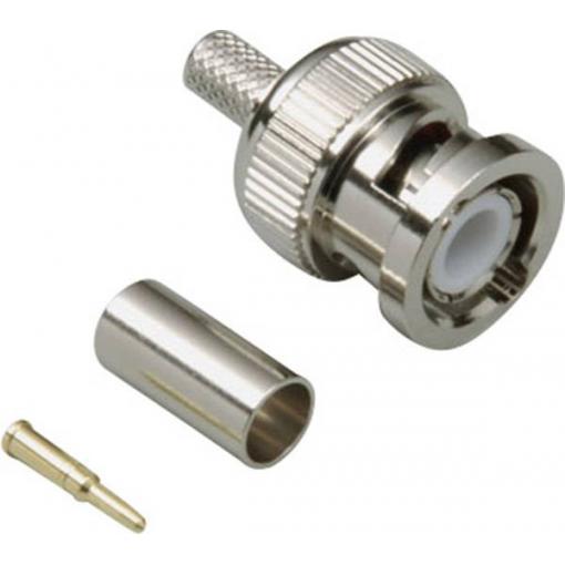 TRU COMPONENTS 1579461 BNC konektor zástrčka, rovná 50 Ω 1 ks