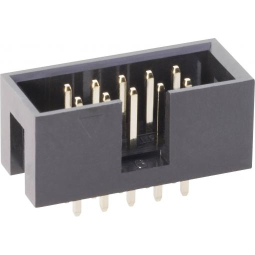 TRU COMPONENTS 1580995 kolíková lišta s vysouvací páčkou Rastr (rozteč): 2.54 mm Počet pólů: 20 Počet řádků: 2 1 ks