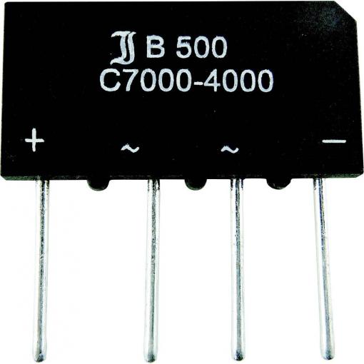 TRU COMPONENTS TC-B80C1500A můstkový usměrňovač SIL-4 160 V 2.3 A jednofázové