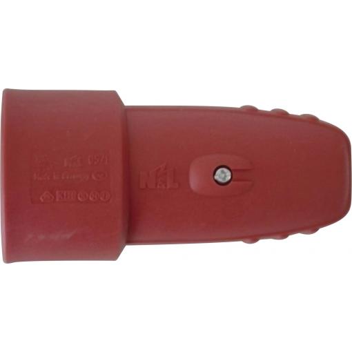 GAO 627720 zásuvka guma  230 V červená IP20