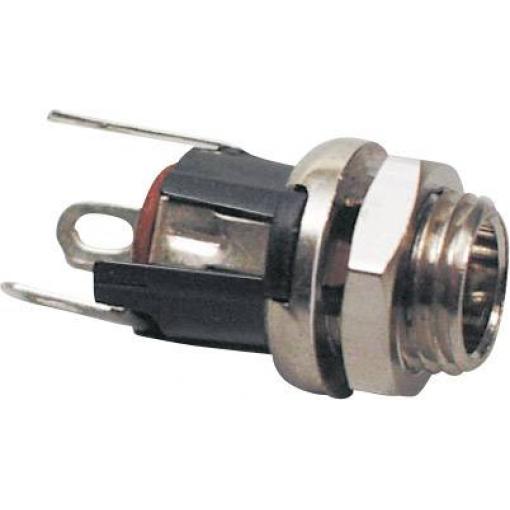 TRU COMPONENTS nízkonapěťový konektor zásuvka, vestavná vertikální 5.5 mm 2.1 mm 1 ks